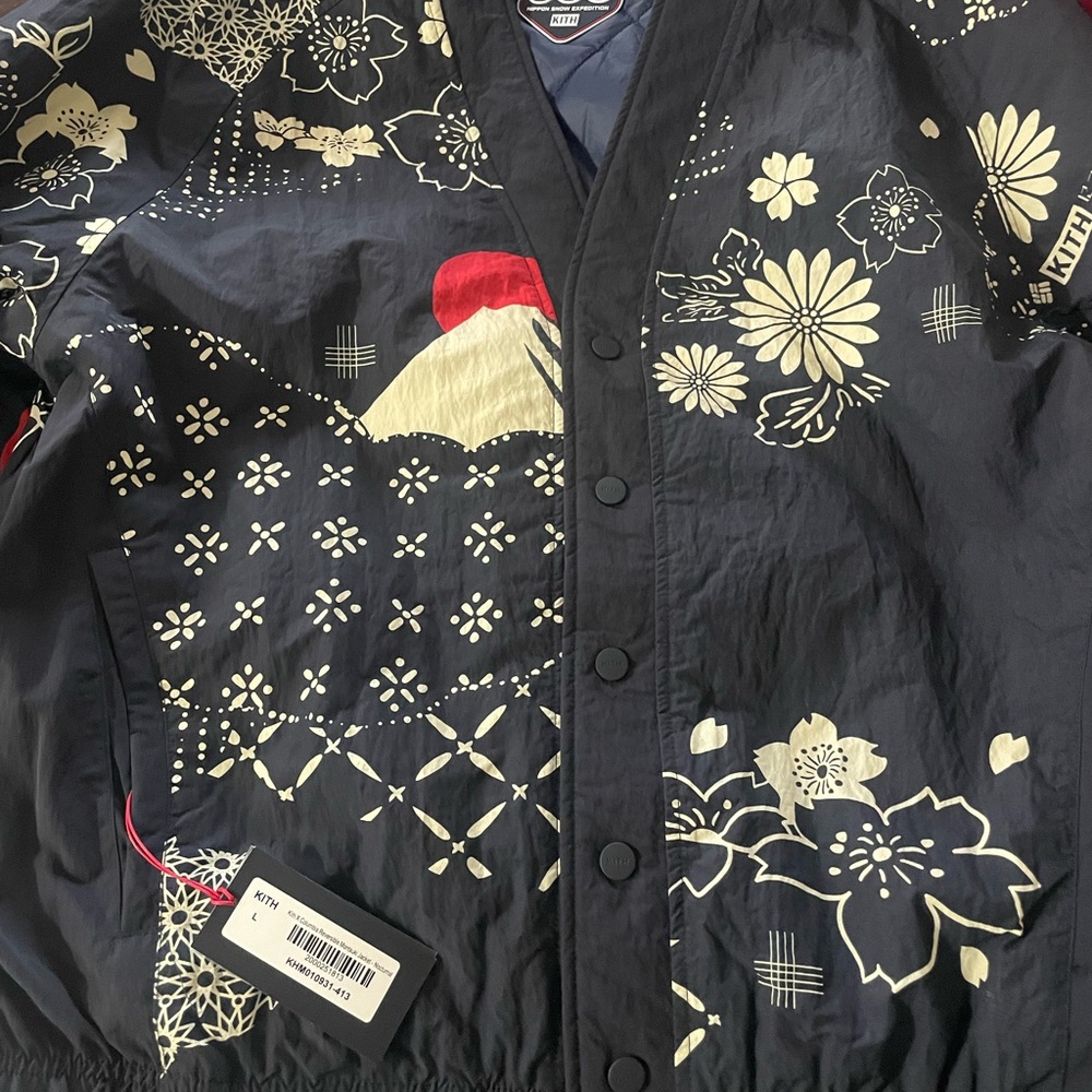 Kith Columbia NSE Reversible Nocturnal Montsuki Jacket size Large In hand - Picture 11 of 15